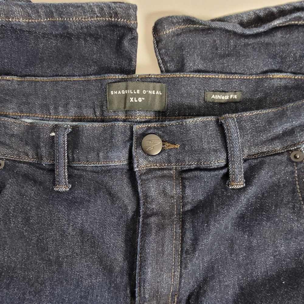 Shaquille O'Neal Extra Large Athletic Fit Dark Wash 50x 30 Jeans - Picture 12 of 16